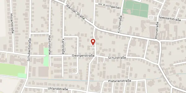 Karte der Umgebung von Dornheimer Str. 11 d, 64572 Büttelborn