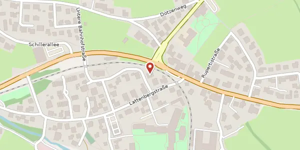 Karte der Umgebung von Obere Bahnhofstr. 23, 83457 Bayerisch Gmain