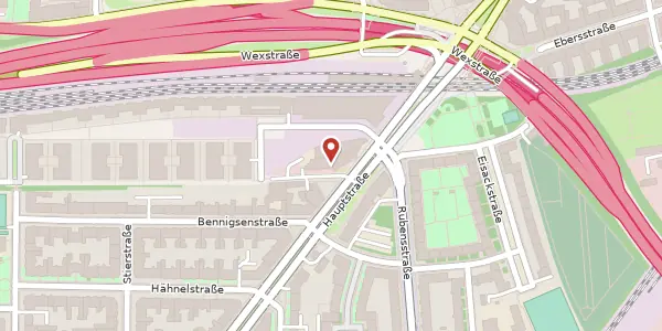 Karte der Umgebung von Hauptstraße 65, 12159 Berlin