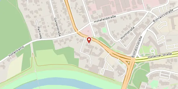 Karte der Umgebung von Borkener Str. 49, 46284 Dorsten