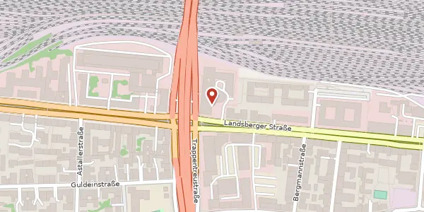 Karte der Umgebung von Landsberger Str. 110, 80339 München