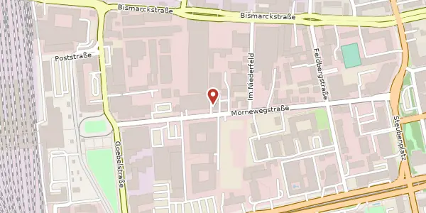 Karte der Umgebung von Mornewegstr. 45a, 64293 Darmstadt