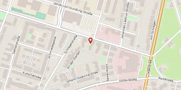 Karte der Umgebung von Pappelallee 41, 14469 Potsdam