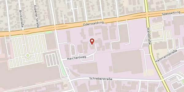 Karte der Umgebung von Reichertweg 16, 63069 Offenbach