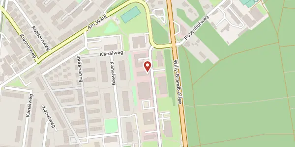 Karte der Umgebung von Ohiostraße 13, 76149 Karlsruhe