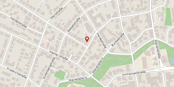 Karte der Umgebung von Paulinenstr. 16, 32427 Minden
