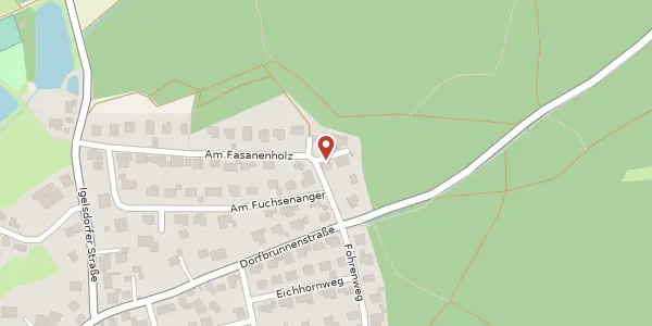 Karte der Umgebung von Am Fasanenholz 31, 91094 Langensendelbach - Bräuningshof