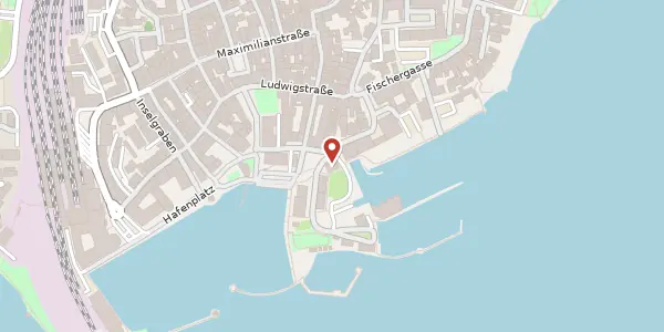 Karte der Umgebung von Schiffswerfte 2, 88131 Lindau