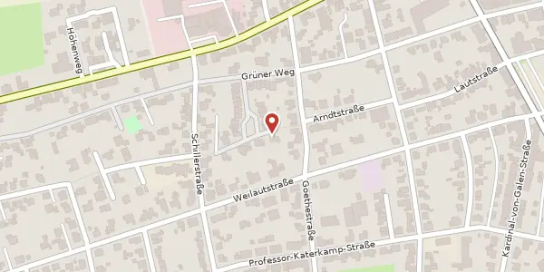 Karte der Umgebung von Anton-Wegener-Weg 13, 48607 Ochtrup