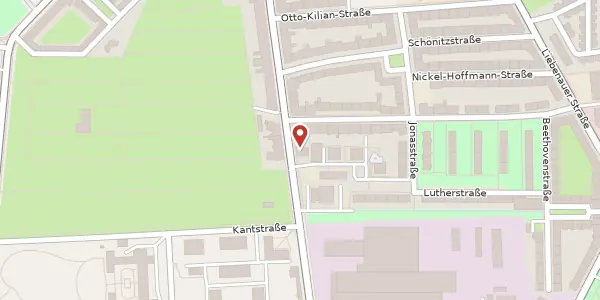 Karte der Umgebung von Beesener Str. 25, 06110 Halle (Saale)