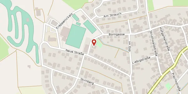 Karte der Umgebung von Borngasse 66, 35418 Buseck