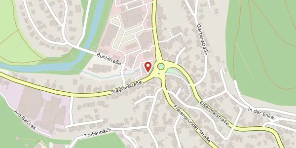 Karte der Umgebung von Siegtalstr. 2, 57080 Siegen