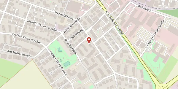 Karte der Umgebung von Mozartstr. 14, 65812 Bad Soden