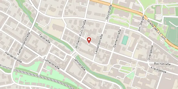 Karte der Umgebung von Semmelweisstraße 17, 07743 Jena