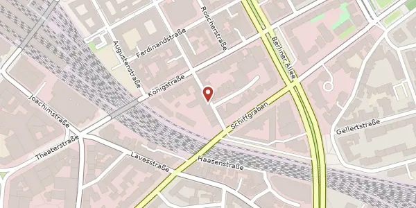 Karte der Umgebung von Hinüberstraße 18, 30175 Hannover