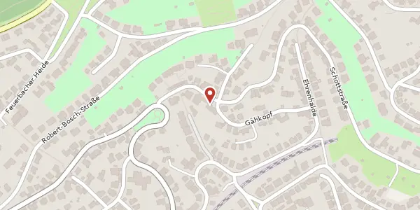 Karte der Umgebung von Schottstraße 10, 70192 Stuttgart