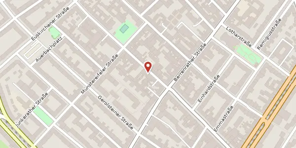 Karte der Umgebung von Heckmann`s Hof - Sülzburgstraße 104-106, 50937 Köln