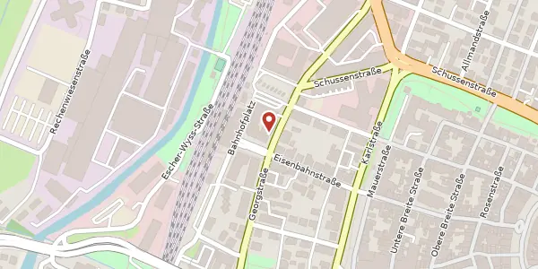 Karte der Umgebung von Georgstraße 17, 88214 Ravensburg