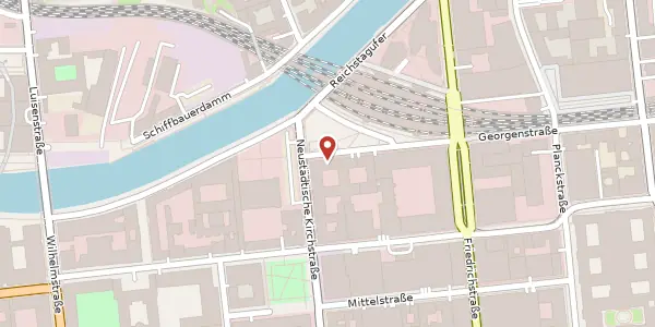 Karte der Umgebung von Georgenstraße 21, 10117 Berlin
