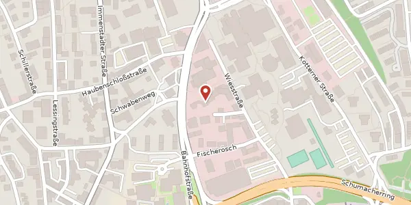 Karte der Umgebung von Bahnhofstr. 46 a, 87435 Kempten