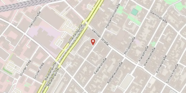 Karte der Umgebung von Sömmeringstr. 4-6, 50823 Köln