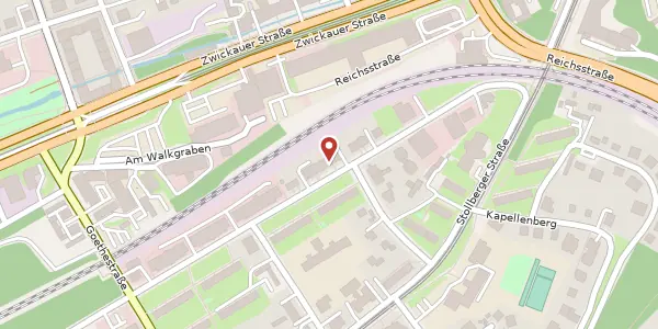 Karte der Umgebung von Neefestraße 26, 09119 Chemnitz
