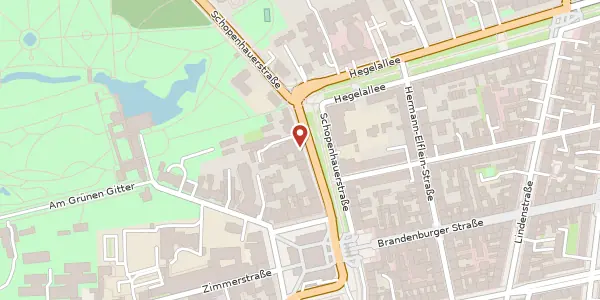 Karte der Umgebung von Schopenhauer Str. 27, 14467 Potsdam