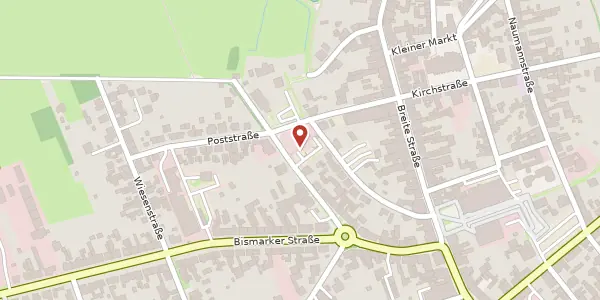 Karte der Umgebung von Poststr. 9, 39606 Hansestadt Osterburg (Altmark)