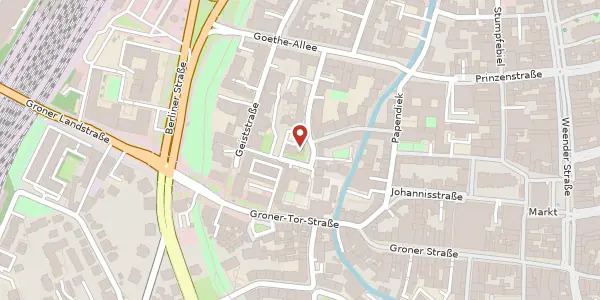 Karte der Umgebung von Neustadt 16, 37073 Göttingen