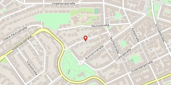 Karte der Umgebung von Herweghstraße 15, 70197 Stuttgart