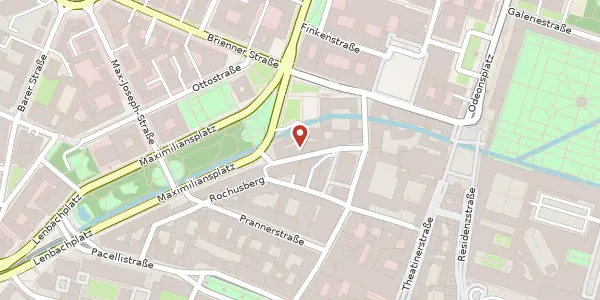 Karte der Umgebung von Jungfernturmstr. 2, 80333 München