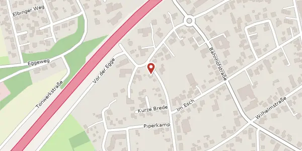 Karte der Umgebung von Rickerstr. 2, 32584 Löhne