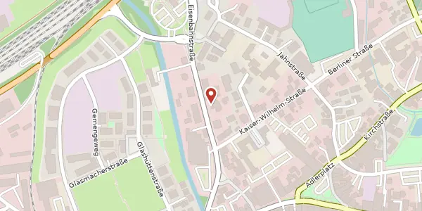 Karte der Umgebung von Eisenbahnstraße 19 - 23, 77855 Achern