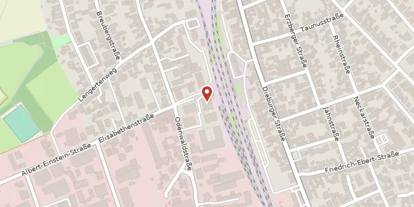Karte der Umgebung von Odenwaldstr. 42 A, 63322 Rödermark