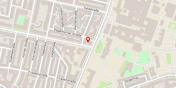Karte der Umgebung von Humboldtstr. 198, 28203 Bremen