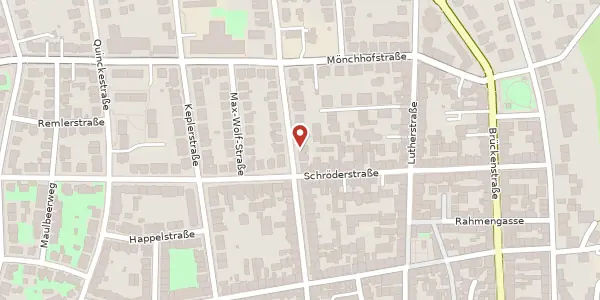 Karte der Umgebung von Werderstraße 38, 69120 Heidelberg