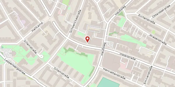 Karte der Umgebung von Osterstraße 124, 20255 Hamburg