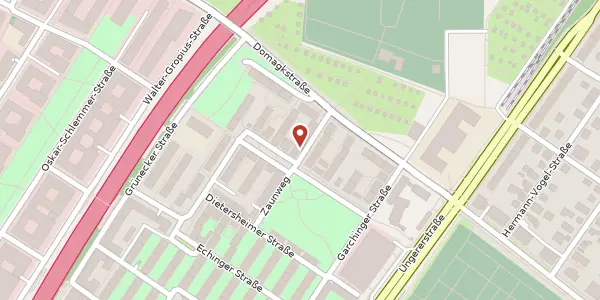 Karte der Umgebung von Zaunweg 7, 80805 München