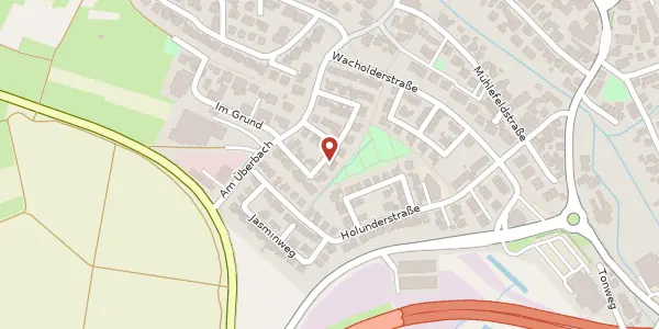 Karte der Umgebung von Brombeerweg 23, 71397 Leutenbach