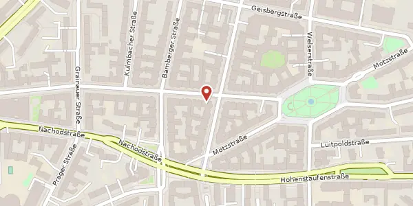 Karte der Umgebung von Regensburger Straße 32, 10777 Berlin