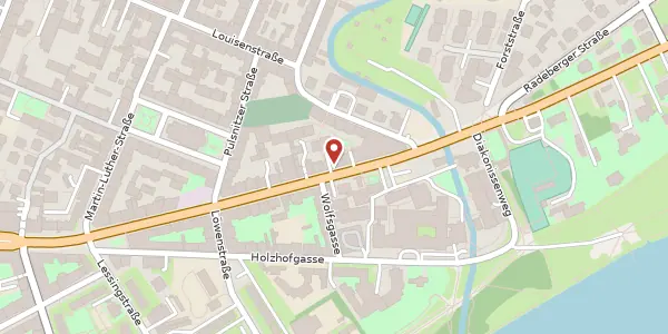 Karte der Umgebung von Bautzner Straße 79, 01099 Dresden