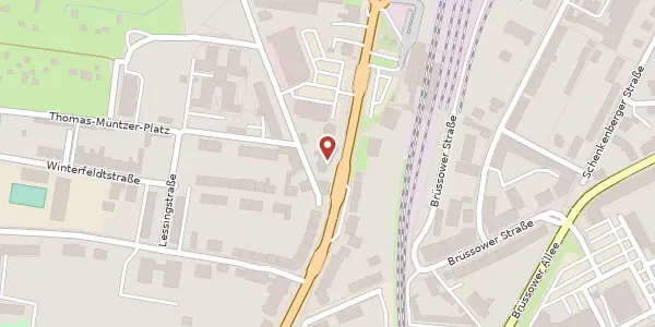 Karte der Umgebung von Stettiner Str. 39, 17291 Prenzlau