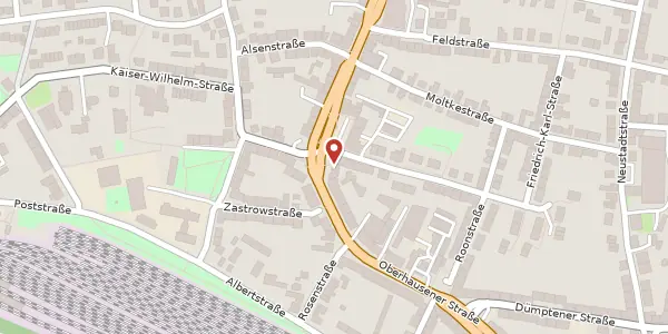 Karte der Umgebung von Oberhausener Str. 164-166, 45476 Mülheim an der Ruhr
