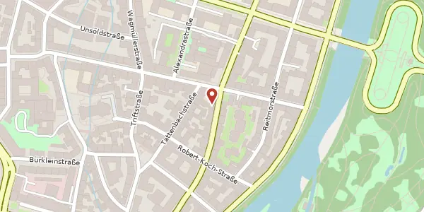 Karte der Umgebung von Sternstr. 21, 80538 München