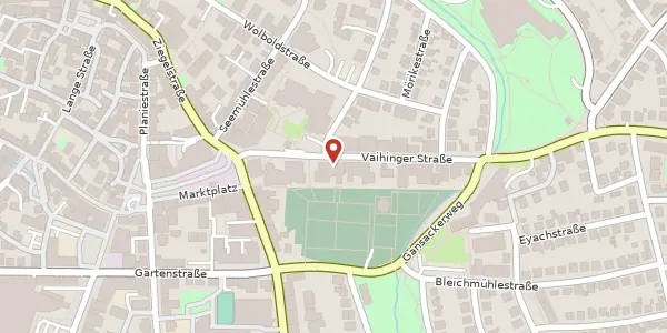 Karte der Umgebung von Vaihinger Straße 12, 71063 Sindelfingen