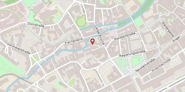 Karte der Umgebung von Lange Brücke 37, 99084 Erfurt