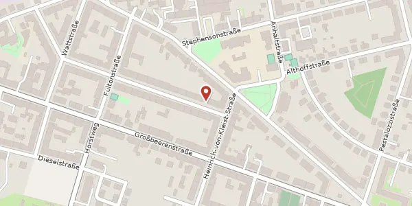 Karte der Umgebung von Siemensstraße 36, 14482 Potsdam