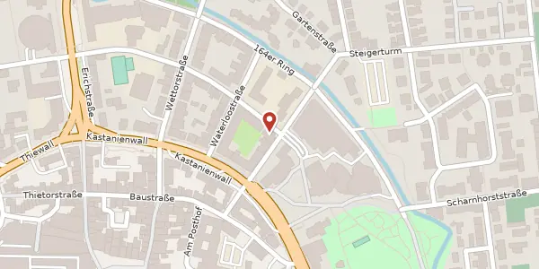 Karte der Umgebung von Gröninger Straße 36, 31785 Hameln