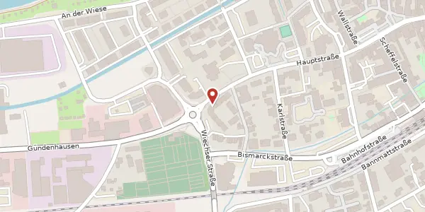 Karte der Umgebung von Hauptstraße 8, 79650 Schopfheim