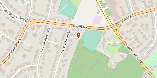 Karte der Umgebung von Siegelallee 24, 52066 Aachen